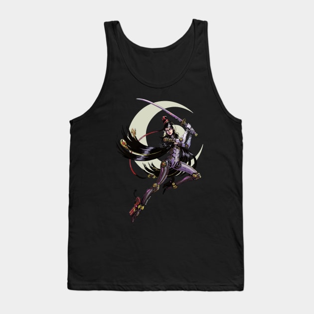 Cyborg Bayonetta Tank Top by Novanim